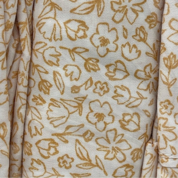 Kohls The Big One Twin Size Sheet set yellow gold floral cotton blend NWT - Picture 4 of 8
